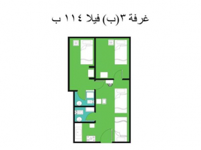 3B basement Chalet 4beds 2 bed rooms with pool view114 green beach